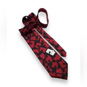 Haute Stuff by Barry Wells Mens Necktie (I'm a Puzzle!), Black Red White, Silk